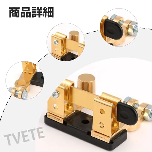 TVETE 250A Rated Current 12V-24V Battery Master Disconnect Knife Switch Battery Kill Switch Universal Discharge Stop Theft Prevention Alloy Coppe