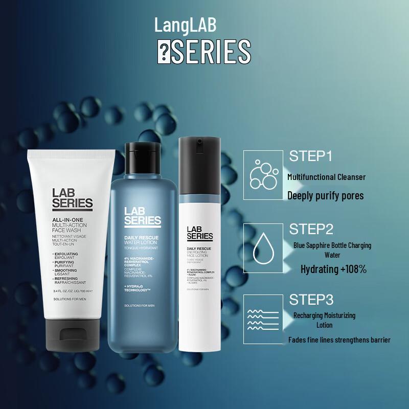 LAB SERIES Men s Recharge & Hydrate 3-Step Skincare Set