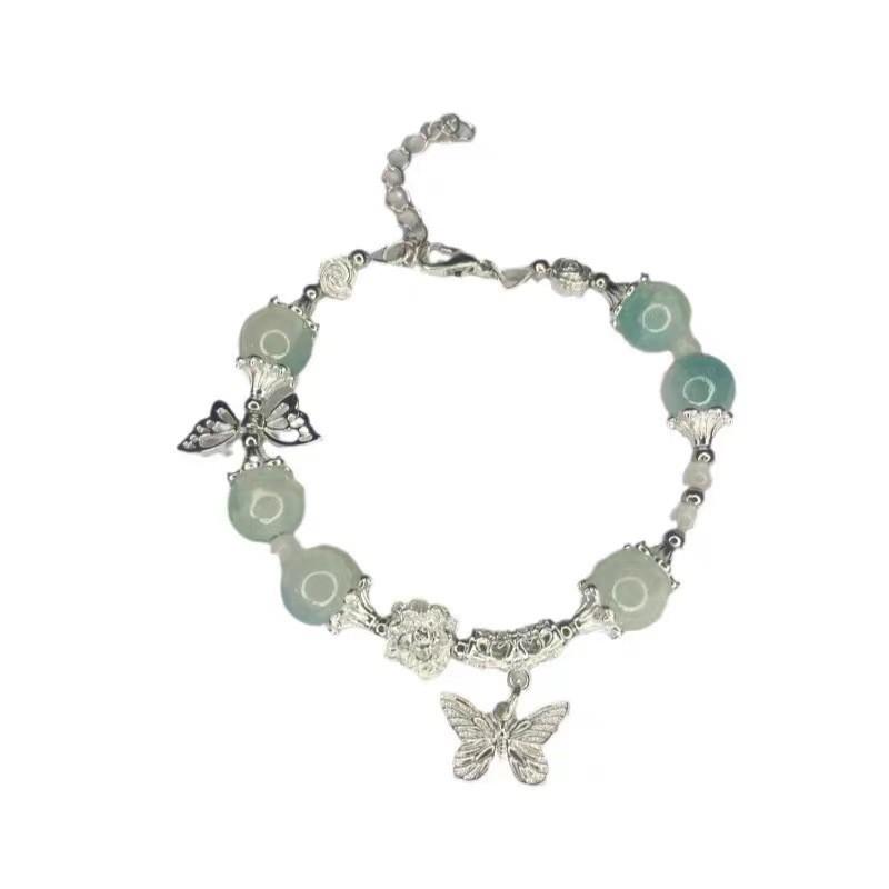 Style Deluxe Fairy Beaded Bracelet For Women Elegant Electroplated Alloy Jewelry