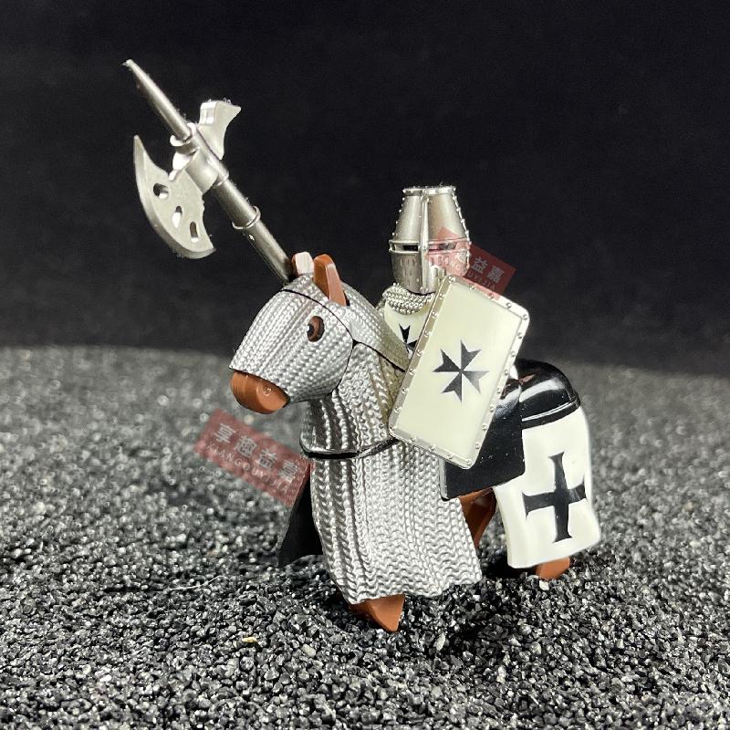 Medieval Hospitaller Teutonic Knights Building Blocks DIY Mini Action Toy Figures Assemble Bricks Children Toys Gifts Series 3