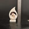 Holy Family Resin Figurine  Nativity Scene 20cm Mary  Baby  Blessing Statue for Christmas Office Table Decoration