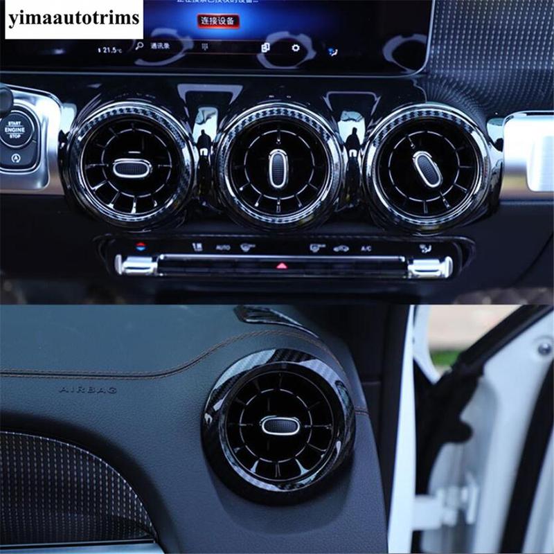Central Control Dashboard Front Air AC Conditioning Outlet Vent Cover Trim Accessories For Mercedes-Benz GLB 200 X247 -2024
