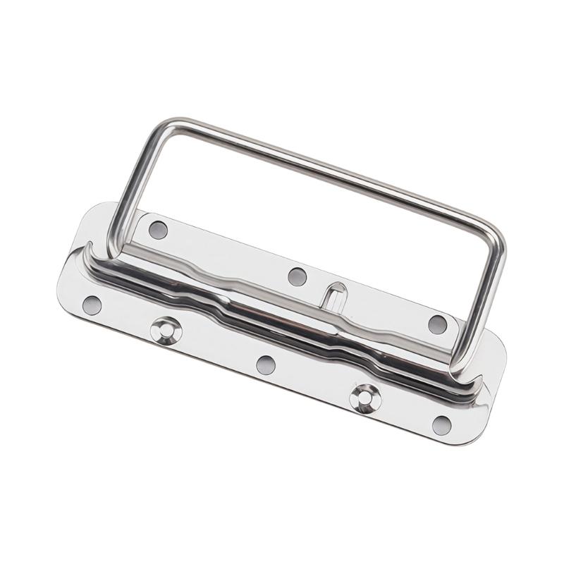 Stainless Steel Thickened Spring Handle Wooden Cabinet Box Door Handle Replacement Heavy Duty Metal Pull Handle