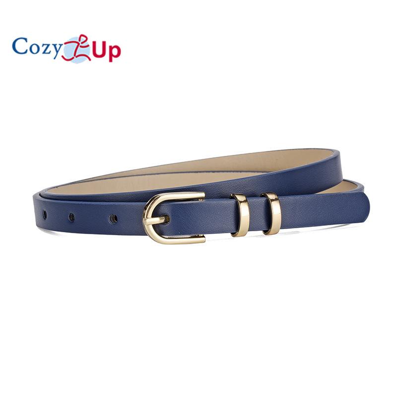 Ladies Dress Decoration Thin Waist Belt Millennium Y2k Simple Belt