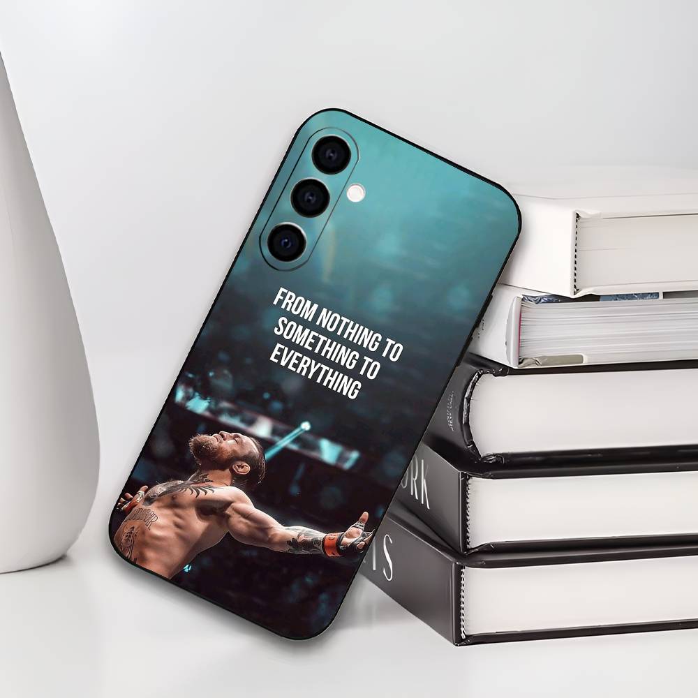 Boxen C-CONOR M-McGregor Handyhülle Für Samsung Galaxy A73,A72,A71,A70,A53,A52,A51,Weiche Silikon Schwarze Hülle