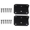90 Degree L Angle Brackets for Enhanced Stability in Furniture Strong Metal Corner Supports with Porous Design