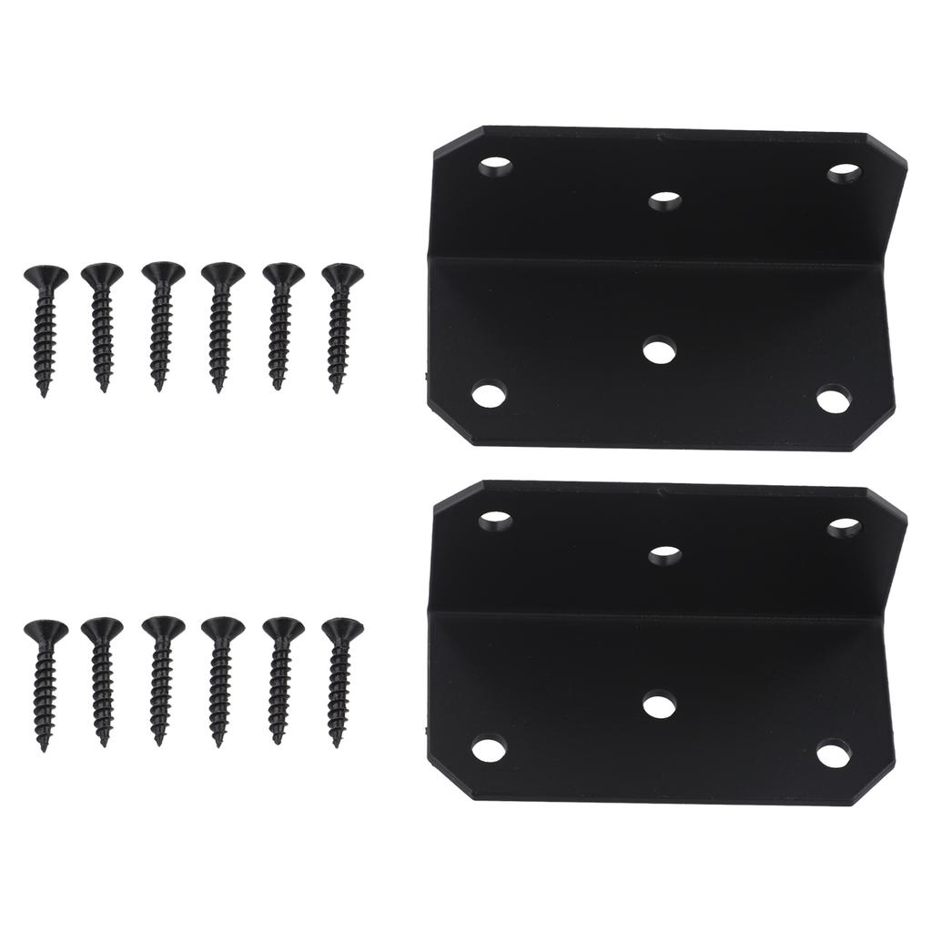 90 Degree L Angle Brackets for Enhanced Stability in Furniture Strong Metal Corner Supports with Porous Design