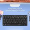 Durable 78 Keys Language Keyboard Splash Proof Plug and Play Ultra Thin Keyboard Compact Keyboard Desktop