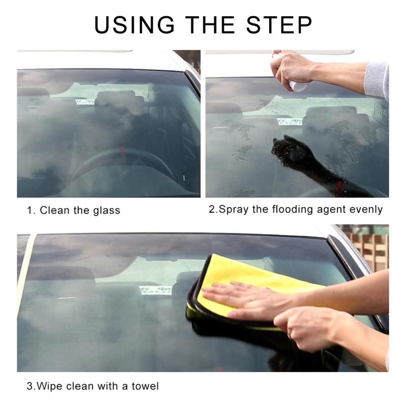 50ml Anti-fog Agent Waterproof Rainproof Spray Car Front Windshield Coating Agent Anti Mist Goggles Defogging Car Cleaner Spray