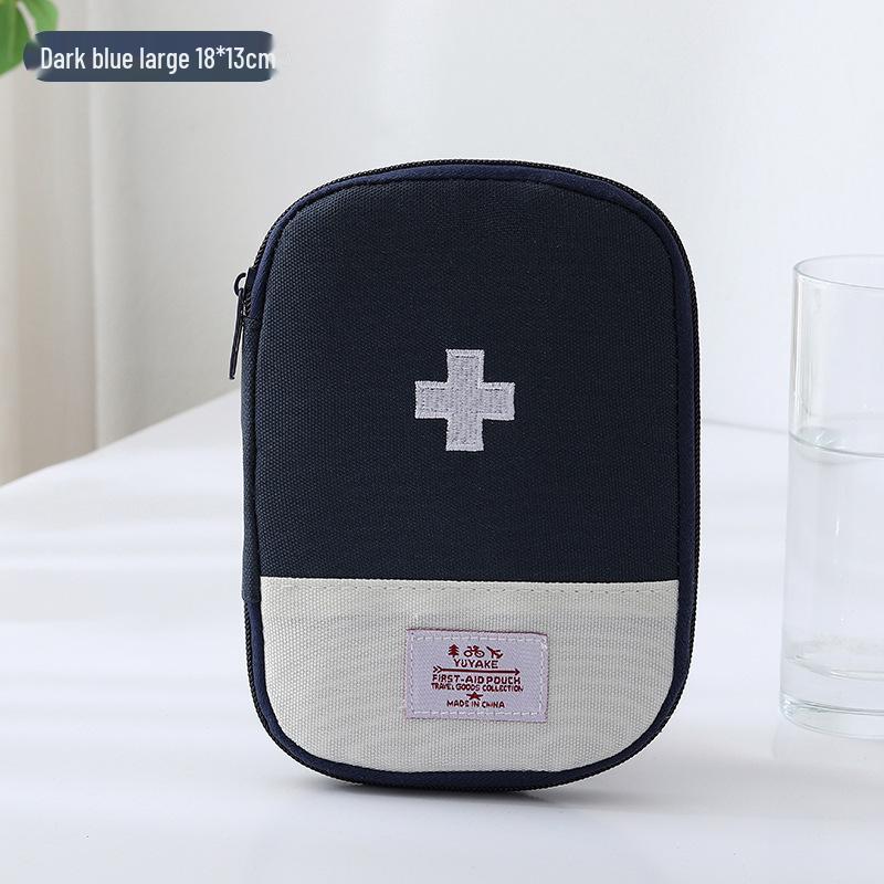 Portable First Aid & Medical Travel Kit - Compact Medicine Storage Bag for Home and Travel