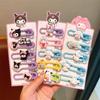 Sanrio Cartoon Hairpin, Little Girl Hairpin, Cute Children'S Hairpin, Headgear, Baby'S Side Bangs Clip Will Not Hurt The Hair.