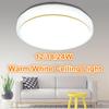 100-240V 12/18/24W Home Bedroom Kitchen Mount Fixture Lamp Modern Round LED Ceiling Light