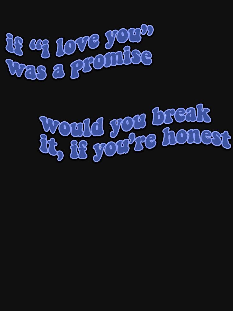 Billie Eilish idontwannabeyouanymore lyric Classic T-Shirt