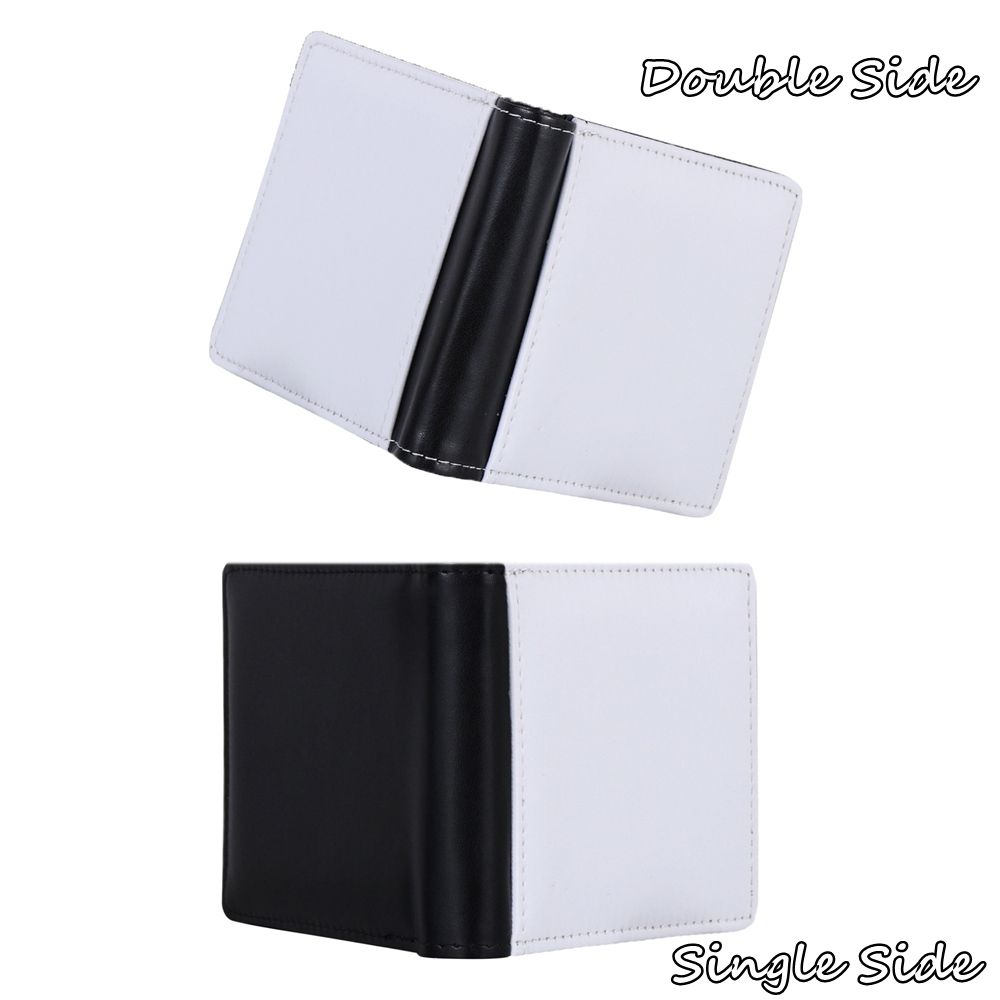 Sublimation Blanks Wallet PU Leather Wallet for Women Men DIY Gift Multi Card Holder Wallet