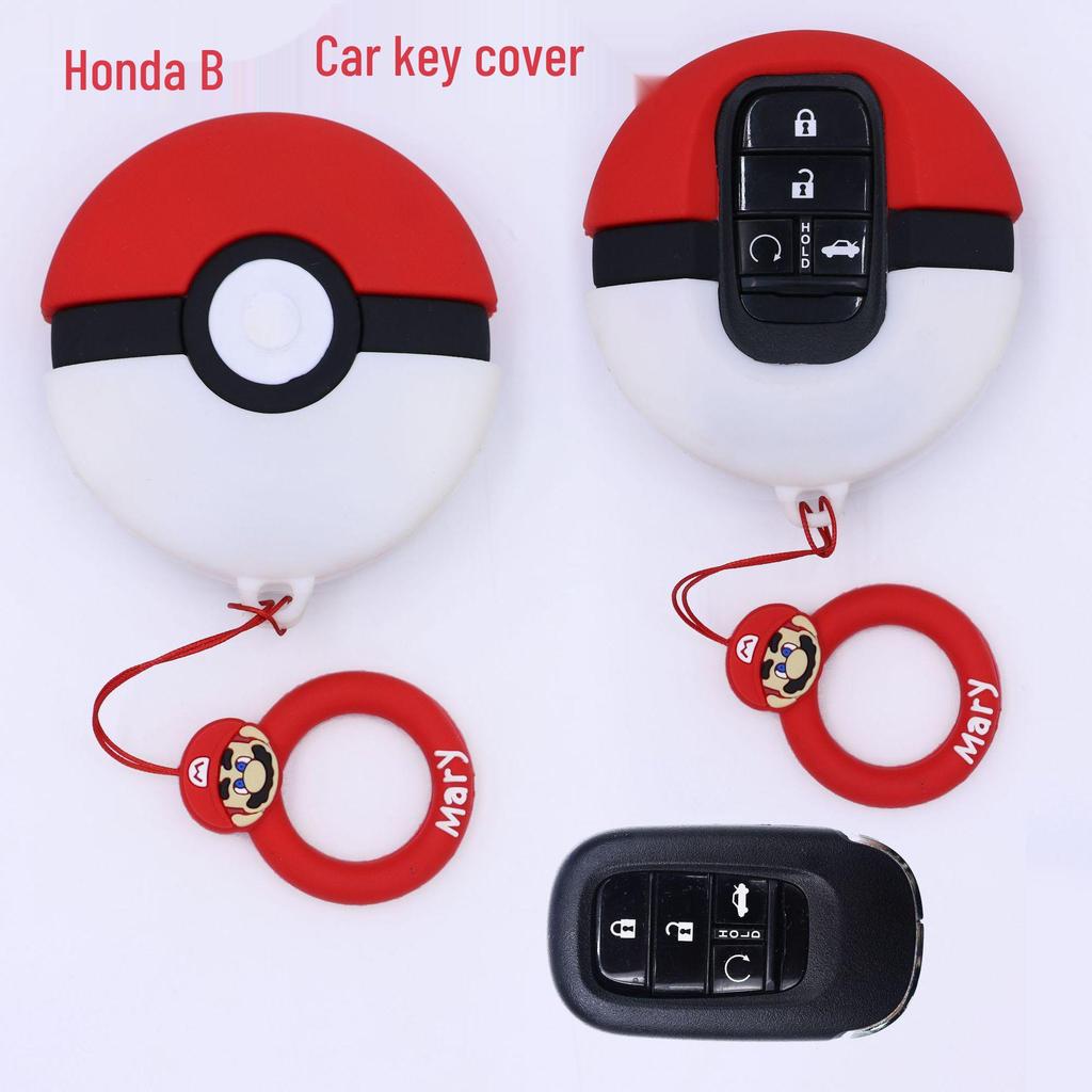 Cat Paw Cartoon Key Cover for Yamaha & Honda Motorcycles