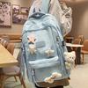 Schoolbag1011 New Small Fresh Primary and Secondary School Student Schoolbag Korean Version Female College Student Backpack Large Capacity Double 