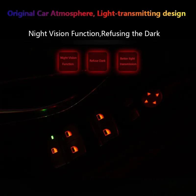 Car Window Lfiter Switch Button Cover Trim For BMW 5 6 7 X3 X4 X5 X6 F10 F07 F11 F01 F02 F06 F12 F25 F26 F15 Interior Mouldings