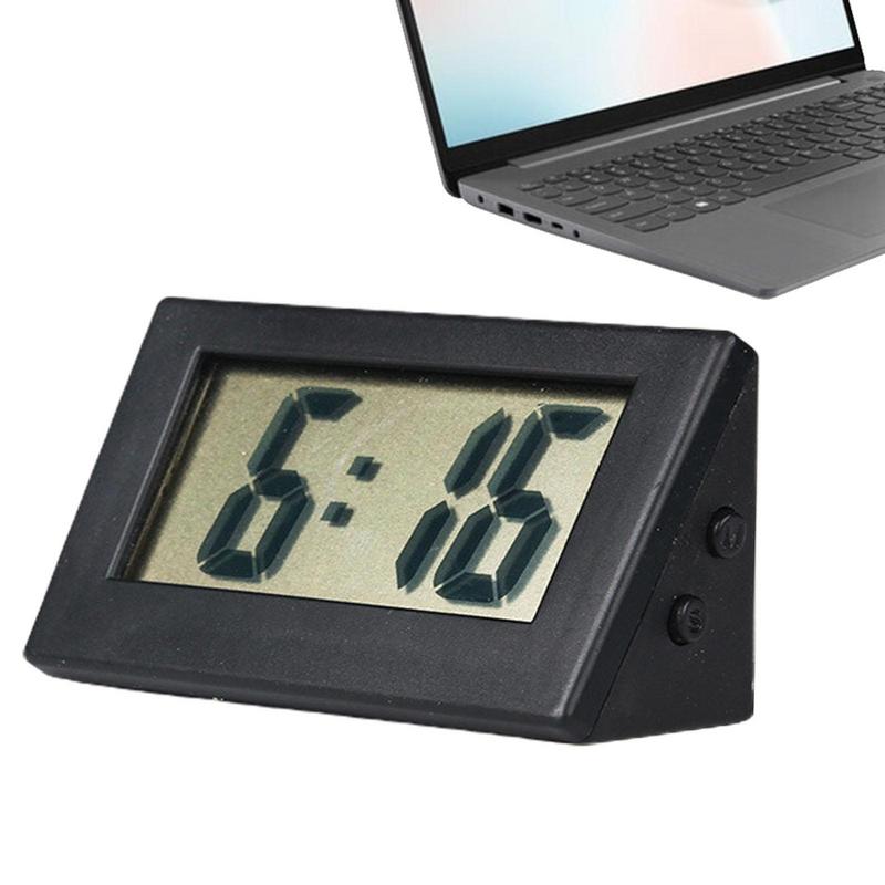 Ceas Digital Mic Fără Ticait Electric Alarmă Birou Funcționează cu Baterii Termometru Cu Buton Afișare Dată USB/AAA Pentru Masă de Birou