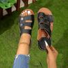 Women Casual Beach Holiday Luxury Sandals 2025 Summer New Fashion Outdoor Flat Sandals Open Toe Sandals Women Shoes for Women