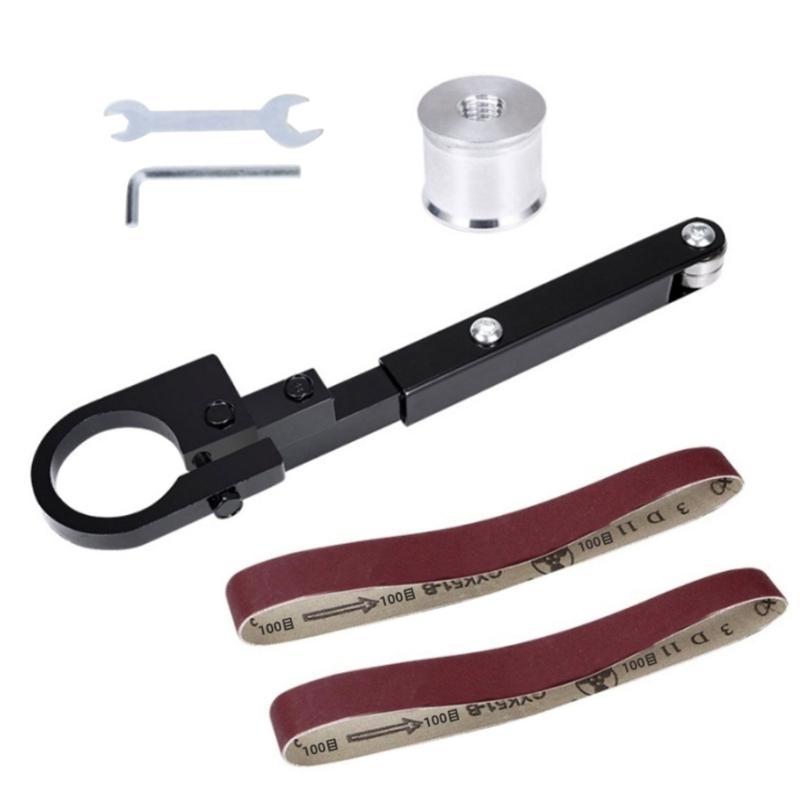 Electric 100 Angles Grinder Modified to Belt Sander Sanding Belt Machine Perfect for Fine Sanding and Finishing