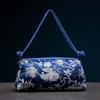 Retro Embroidery Satin Silk Handbags Flower Storage Bags Silk Embroidered Women Bag Fashion Matching Bride Women Handbag
