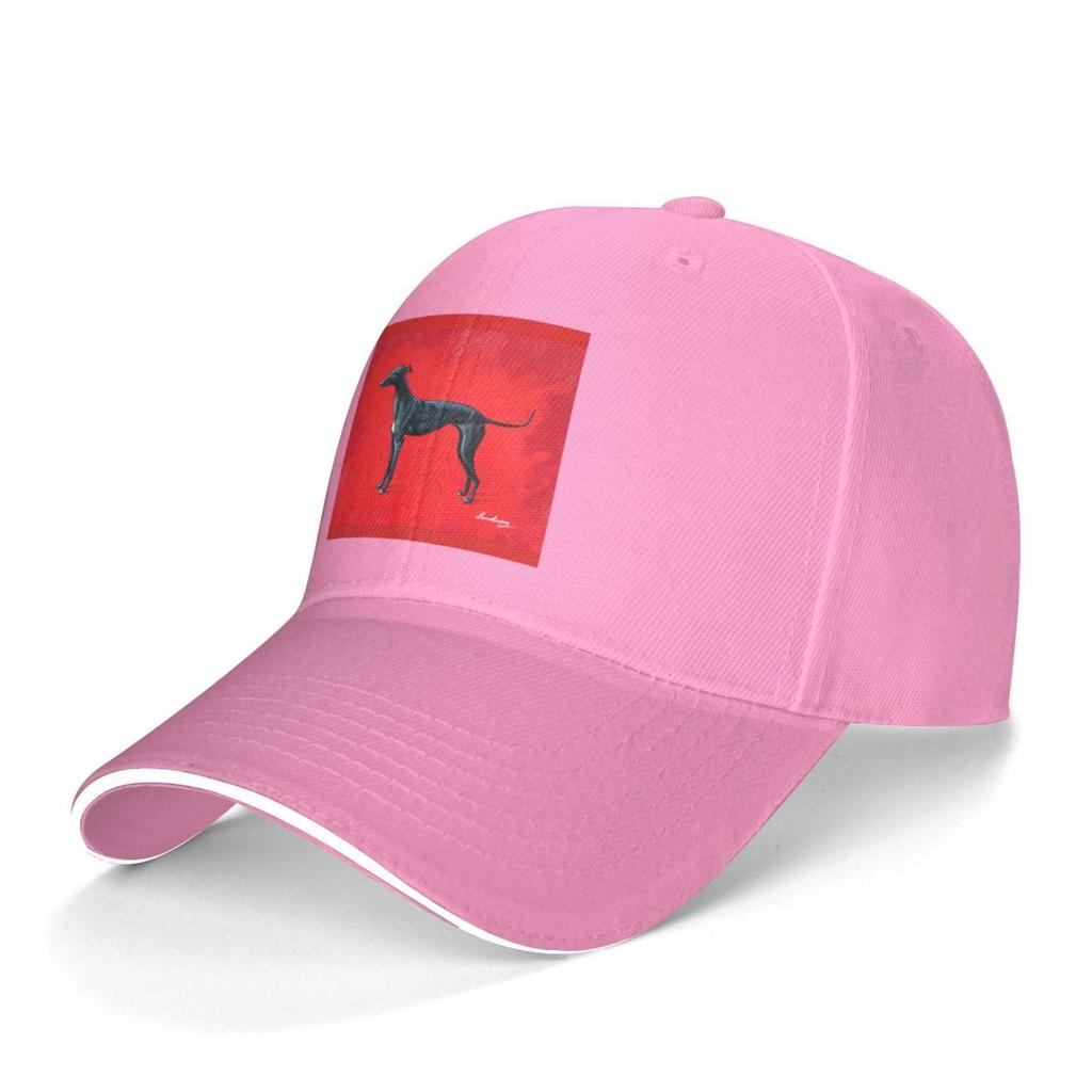 Greyhound Baseball Cap Black Greyhound Girls Polyester Printed Baseball Hat Funny Sports Fashion Cap