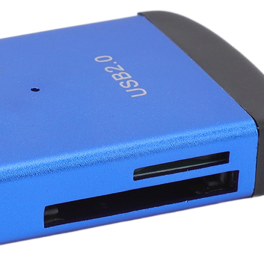 Card Rder USB2.0 Multifunction Maximum 480Mbps Alu um Alloy Plug and Play Automatic Check Memory Card Rder