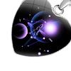 Love Heart Necklace Fashion Charming Glass 12 Zodiac Constellations Sign Pendant for Women