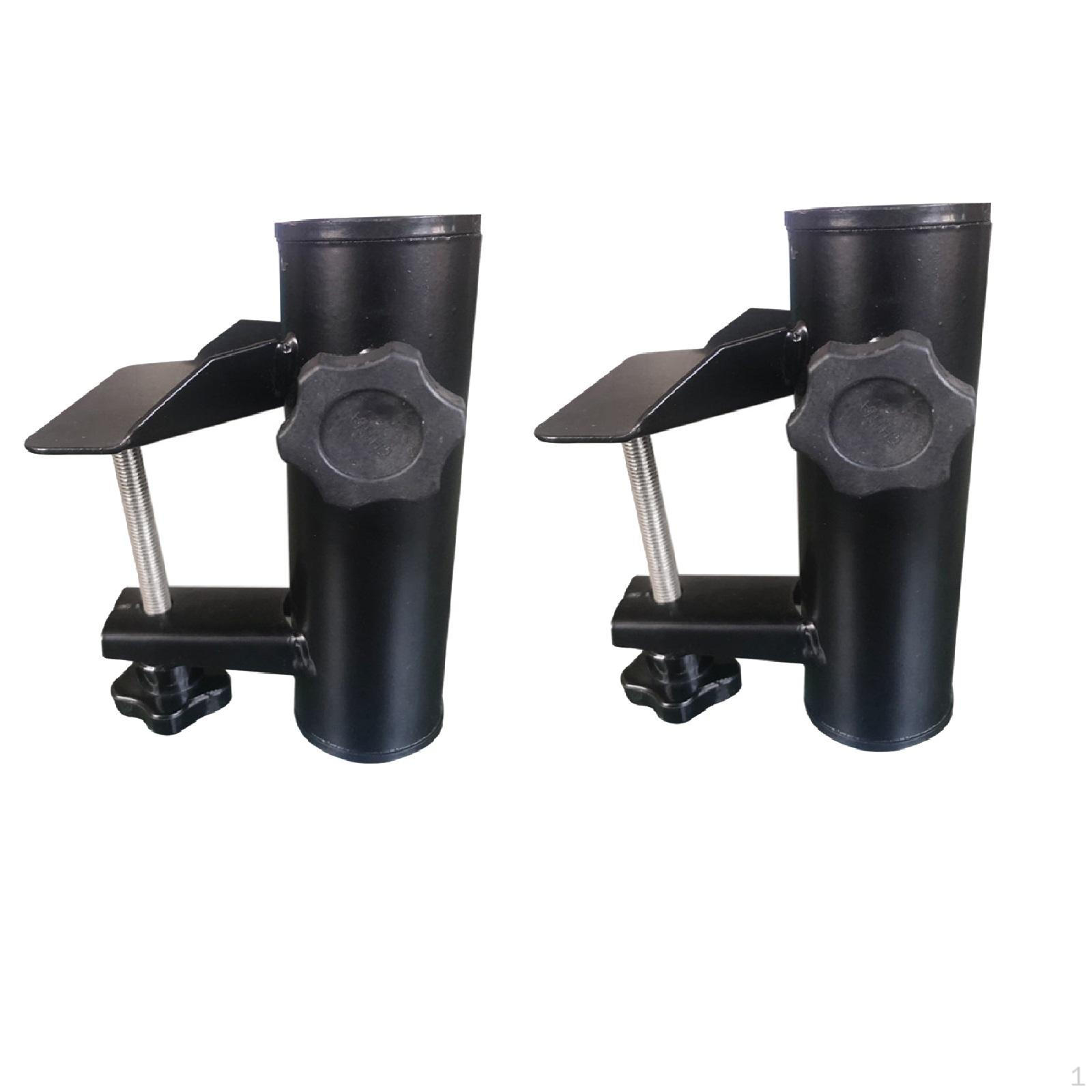 

2x Metal Clamp Holder Umbrella Mount Table Parasol Stand Bracket