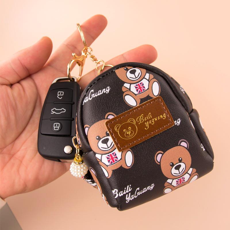 Girly Hot Style Cute Bear Coin Purse - Portable & Stylish Key Bag