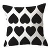 Simple New Blue Geometric Plush Pillowcase Home Fabric Sofa Pillow Cushion Cover