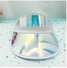 Sports  Adult Uv Protective Plastic High Quality Sun Visors Transparent Protect Pvc Beach Sun Visor Cap Hat for Women