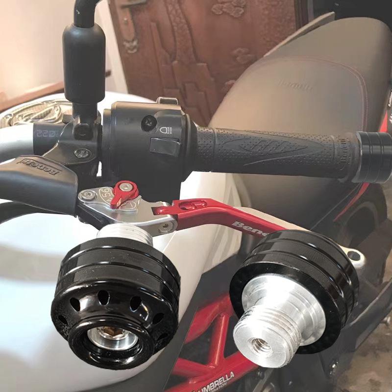 Stainless Steel Handlebar End Plugs for Benelli Huanglong 600/300, Little Xunlong 150
