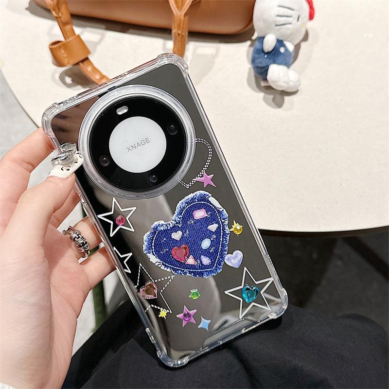 Huawei Mate60 Pro/P60 Diamond Case for Honor 90/80 and Nova11/10 Mirror Models