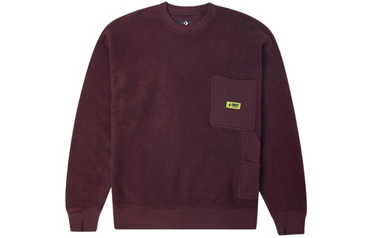 Converse Sweatshirts Men s Umber Crew Neck Moderate Plus Size 10019956-A04 XL