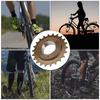 1 STÜCKE Metall Korrosionsbeständig Hohe Haltbarkeit Geräuscharm Fahrrad 22 Zähne Schwungrad Bike Radfahren