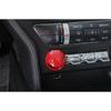 One-Click Startup Switch Button Trim For Ford Mustang 2015- Red Carbon Fiber