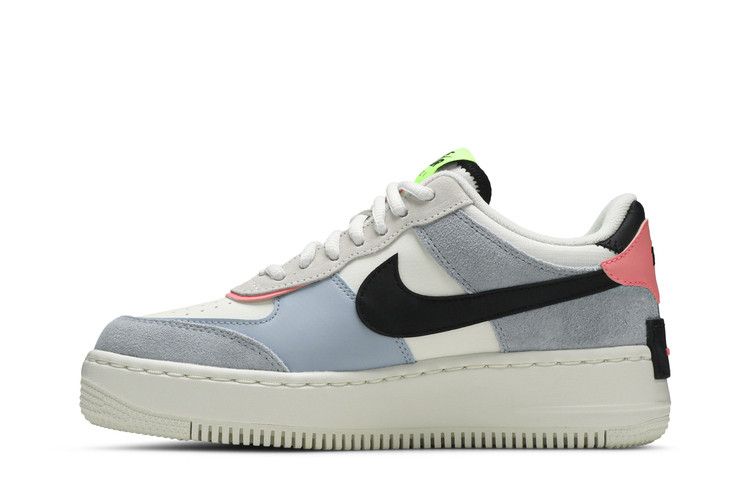 Women's Sneakers Nike Air Force 1 Low Shadow Sunset Pulse (Women's) Sail/Black-Sunset Pulse-Light Armory Blue