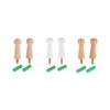10Pc Screw-On Wooden Hook Home Wall Decor Coat Jacket Towel Mug Shaker Peg Hook +Screw Wall Mounted Door Bathroom Kitchen Hanger
