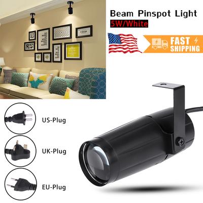 5W LED bílý paprsek bodové světlo Bodové světlo Super jasná lampa Zrcadlové koule Osvětlení jeviště pro párty
