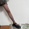 Sheer Mesh Pantyhose Stockings for Women French Elegant Aesthetic Floral Lace Patterned Tights Thin Leggings Hosiery