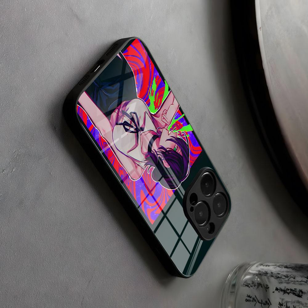 Reze Beauty Japan Anime Phone Case Glass For IPhone17 Air 16 15 17 14 Pro Max 13 12 Simple Style 11 X XS XR Plus For Samsung S 2
