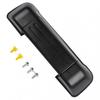 1pcs Door Handle Black Car Exterior Plastic & Iron