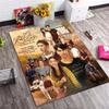 Thai Drama Movie Character Poster Print Area Pop Culture Non‑Slip Rectangular Floor Mat Game Room Living Bedroom Home Decor Rug