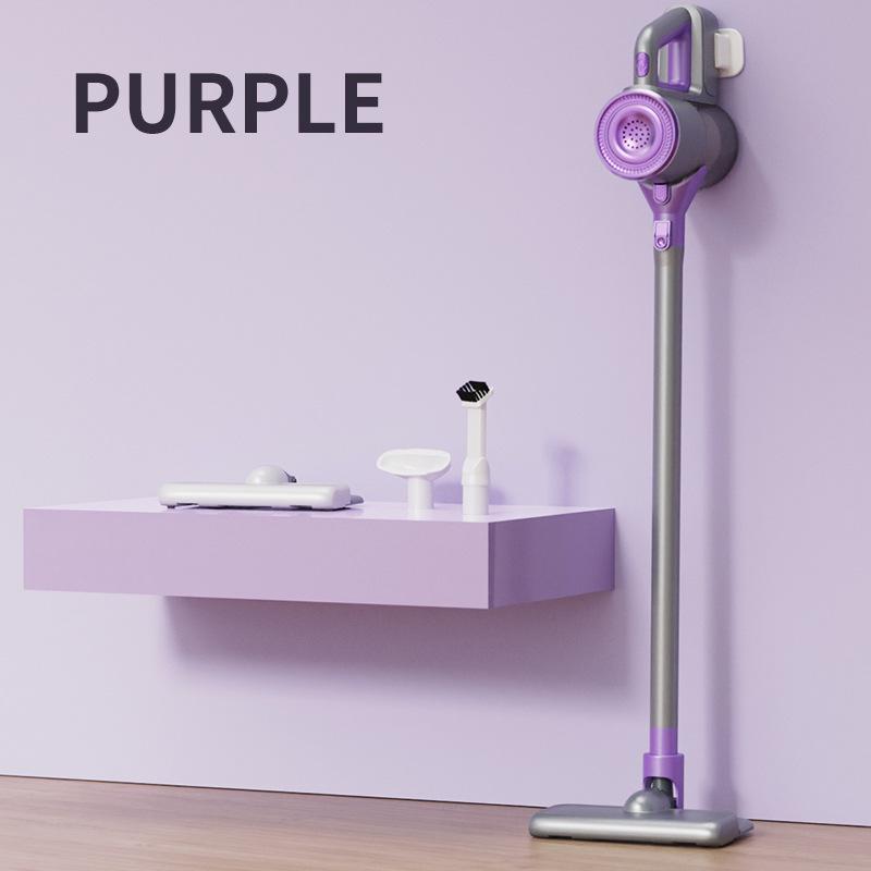 

High-Power Cordless Vacuum Mop: Compact, Handheld, Strong Suction for Cat Hair Cleaning фиолетовый