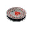 Flat Elastic Crystal String, String Cord Crystal Threads, Black, 0.8mm, About 10.93 Yards(10m)/roll