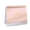 2026 Desk Calendar JAN 2026 - DEC 2026 Standing Flip Desktop Calendar 12 Months Planner with Twin-Wire Binding for Home Office School