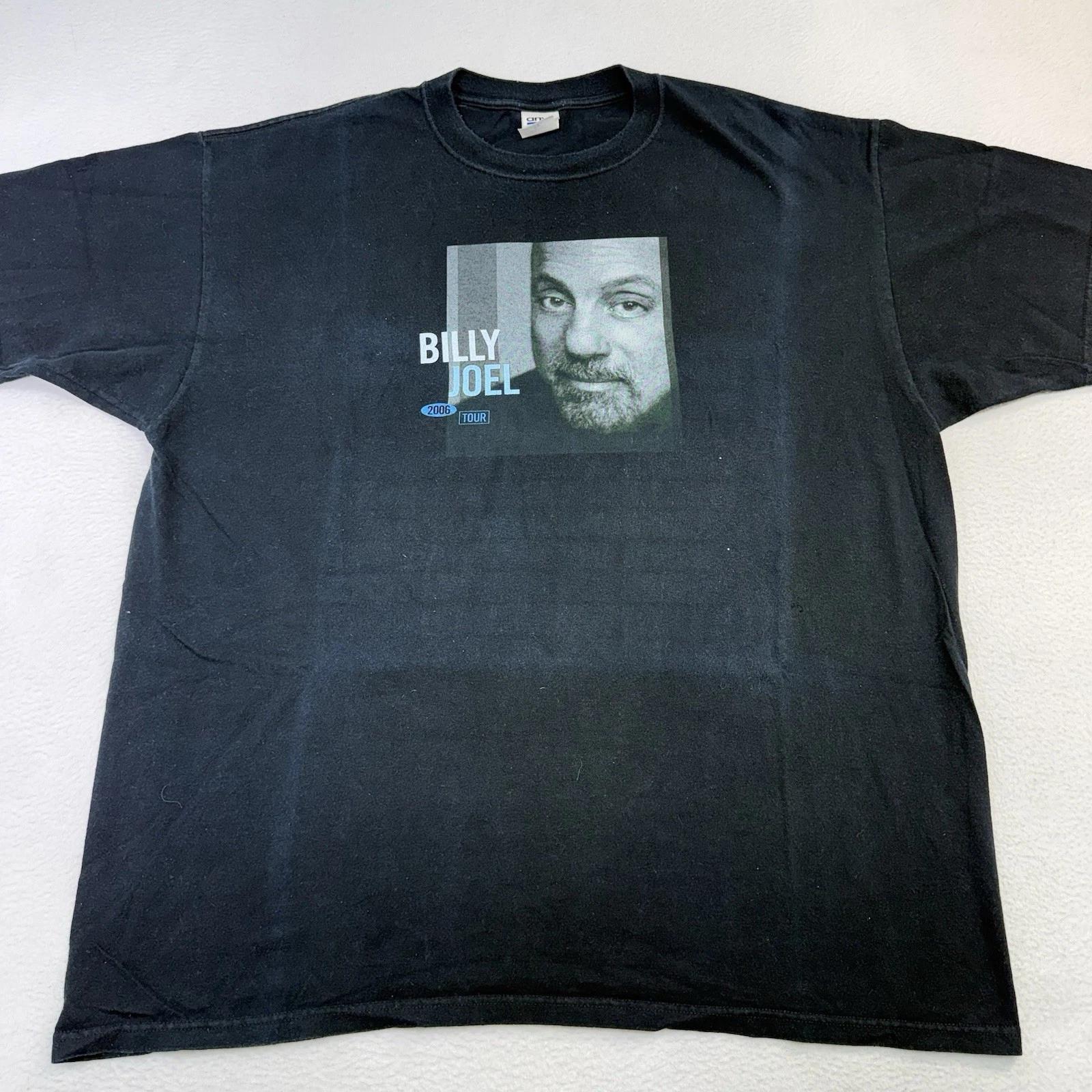 

Billy Joel Rock Concert Tour T-Shirt 2006 Mens 2XL Vintage Nice Fade M