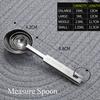 4Pcs Stainless Spoon Seasoning Steel Measuring Cup Cooking Scoop Kitchen Tools