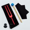 Gold 432HZ Aluminum Alloy Colored Tuning Fork with Triangle Shape.